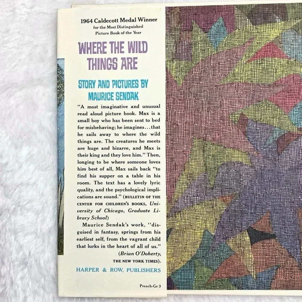 WHERE THE WILD THINGS ARE by Maurice Sendak  1974 HC 2nd EDITION - Picture 6 of 14